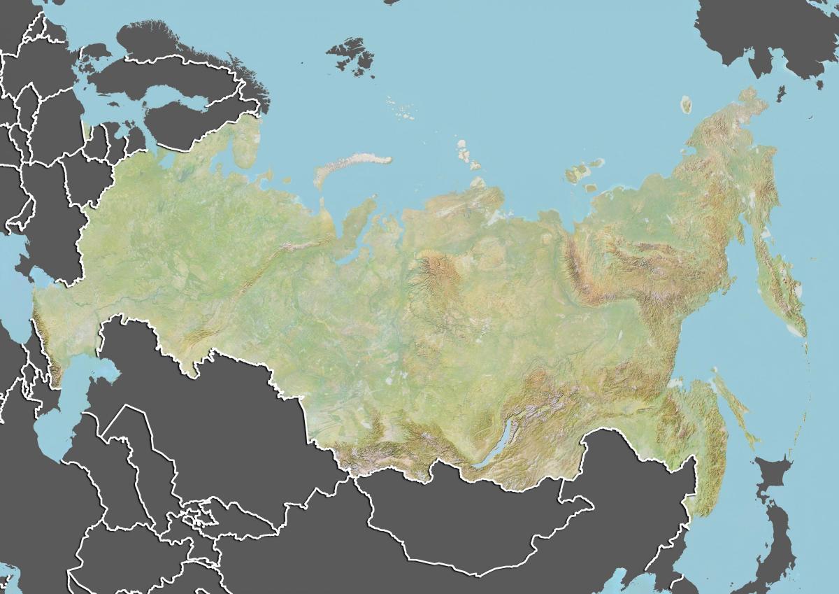 mapa Kazachstan geografia