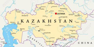 Mapa astana Kazachstan